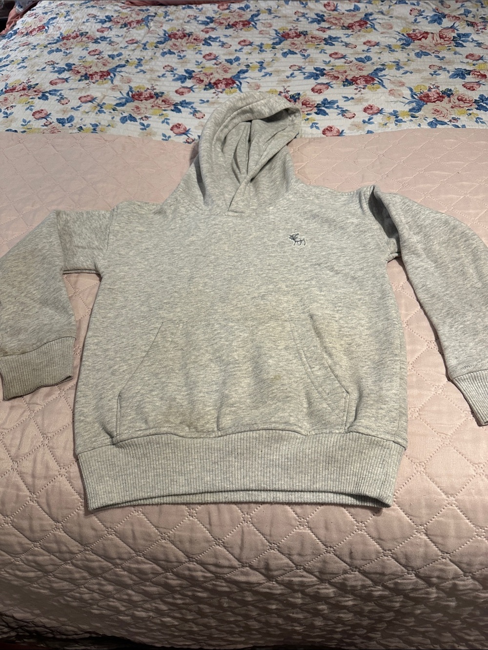 abercrombie kids Light Gray Hooded Sweatshirt